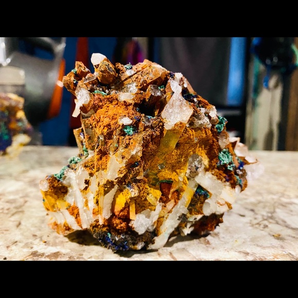 Malachite and azurite raw natural specimens! - Picture 10 of 12